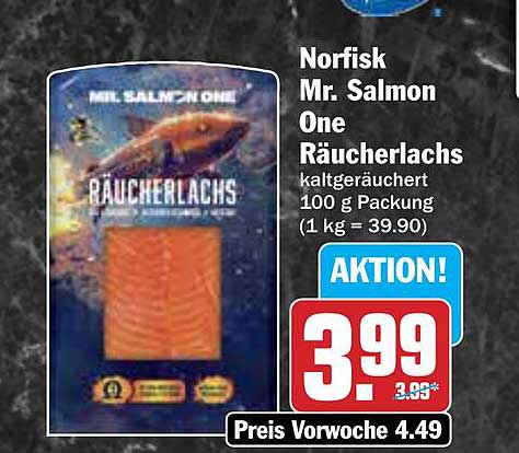 Norfi sk Mr. Salmon One Räucherlachs