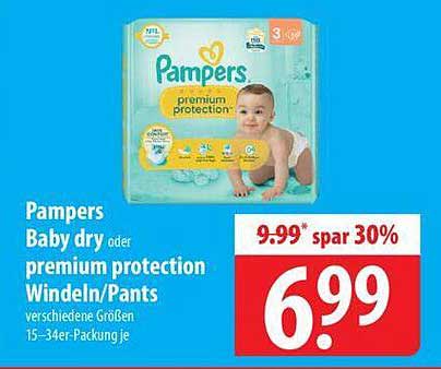 Pampers Baby dry oder premium protection Windeln/Pants