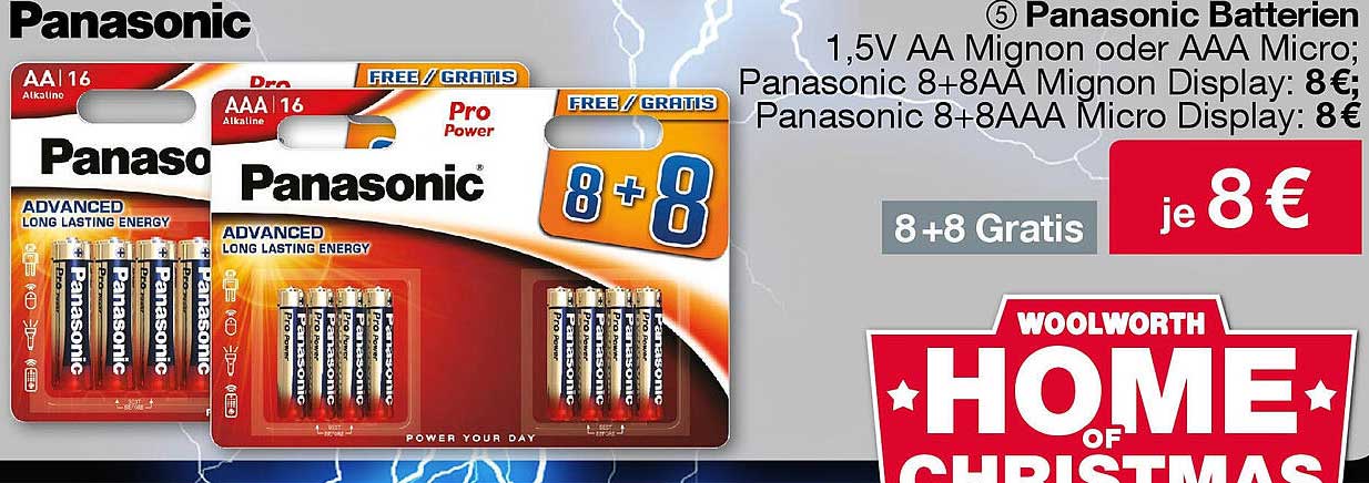 Panasonic Batterien