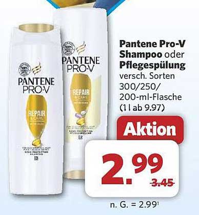 Pantene Pro-V Shampoo oder Pflegespülung