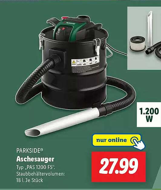 PARKSIDE® Aschesauger