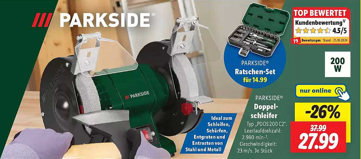 PARKSIDE® Doppelschleifer