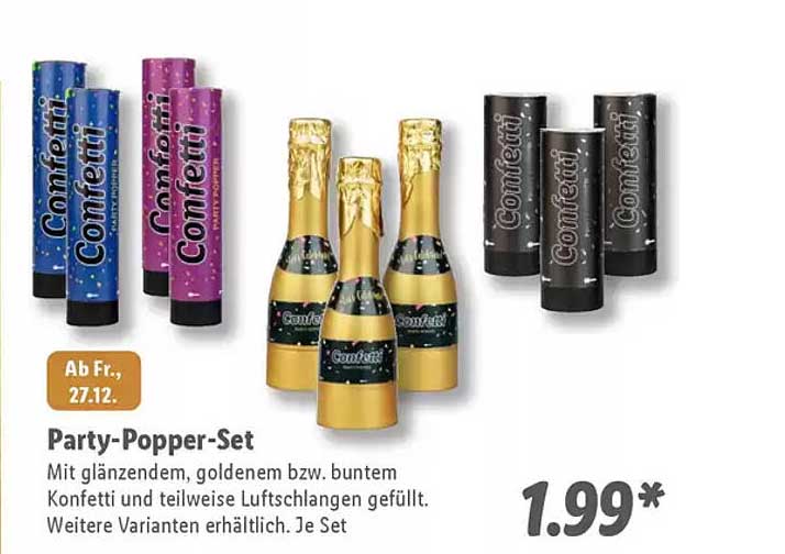 Party-Popper-Set