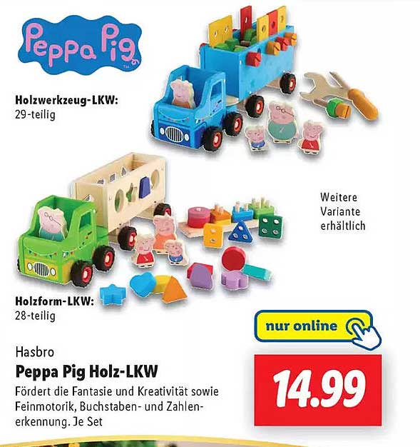 Peppa Pig Holz-LKW