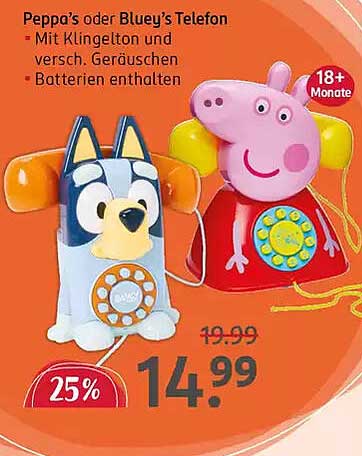 Peppa's oder Bluey’s Telefon