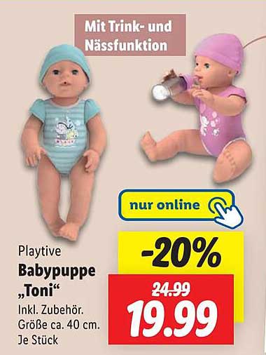 Playtive Babypuppe „Toni“