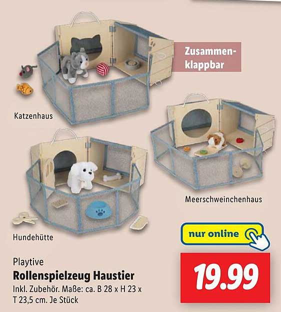 Playtive Rollenspielzeug Haustier