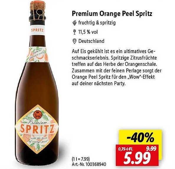 Premium Orange Peel Spritz