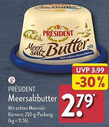 PRÉSIDENT Meersalzbutter