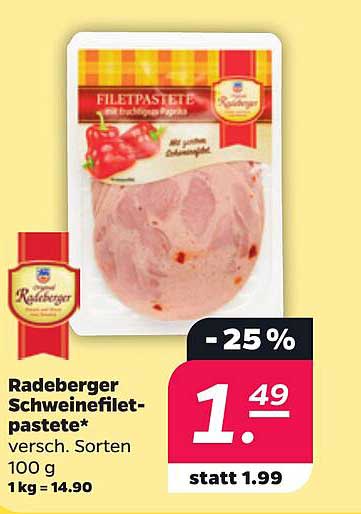 Radeberger Schweinefiletpastete*