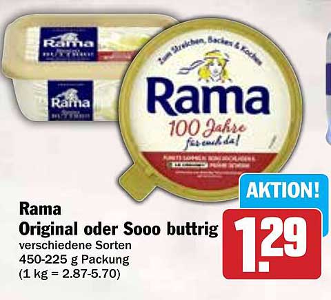 Rama Original oder Sooo buttrig