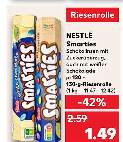 Riesenrolle NESTLÉ Smarties