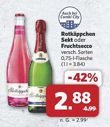 Rotkäppchen Sekt oder Fruchtsecco