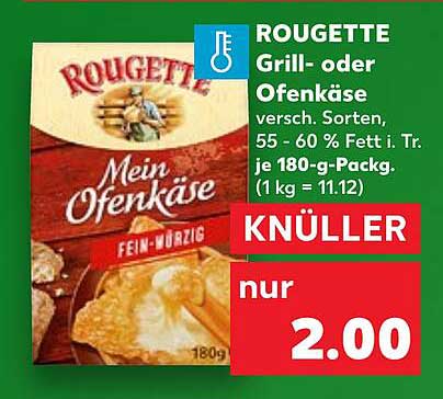 ROUGETTE Grill- oder Ofenkäse