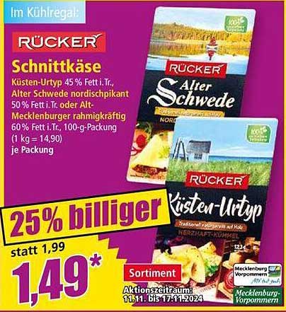 RÜCKER Schnittkäse