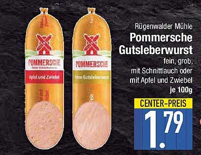 Rügenwalder Mühle Pommersche Gutsleberwurst