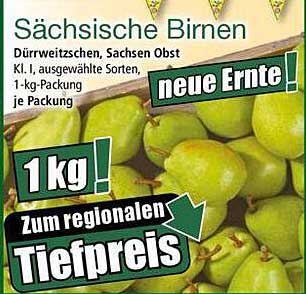 Sächsische Birnen