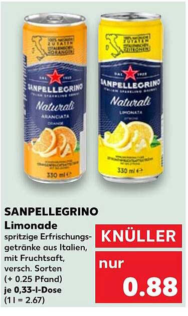 SANPELLEGRINO Limonade