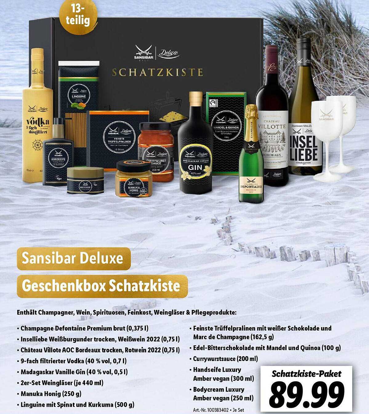 Sansibar Deluxe Geschenkbox Schatzkiste