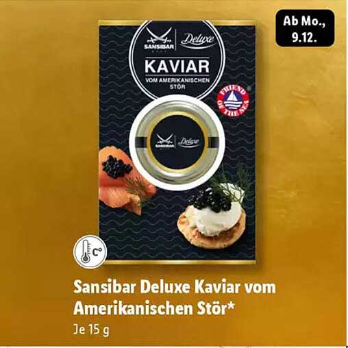 Sansibar Deluxe Kaviar vom Amerikanischen Stör