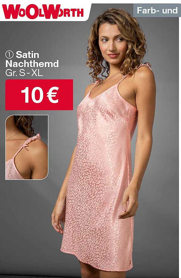 Satin Nachthemd