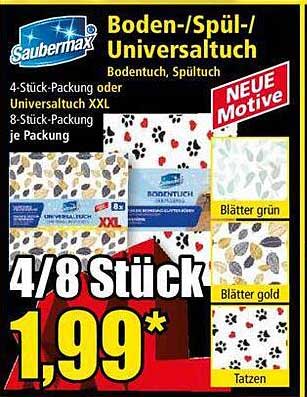 Saubermax Boden-/Spül-/Universalstuch