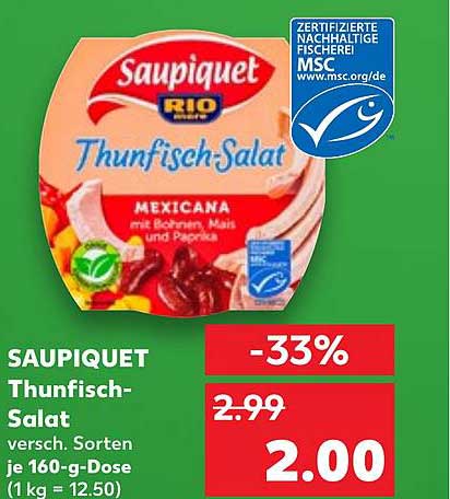 SAUPIQUET Thunfisch-Salat