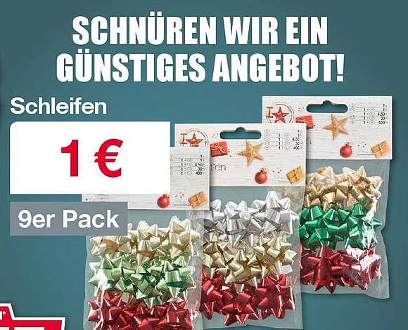 Schleifen 9er Pack