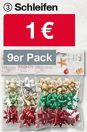 Schleifen 9er Pack