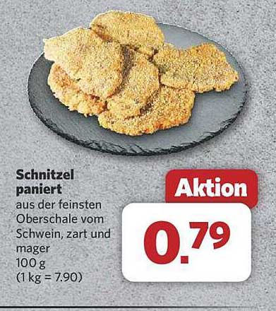 Schnitzel paniert