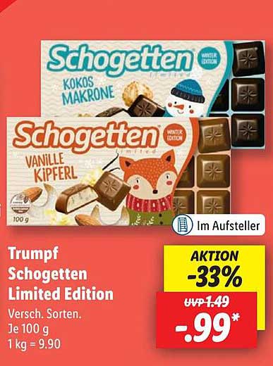 Schogetten Limited Edition