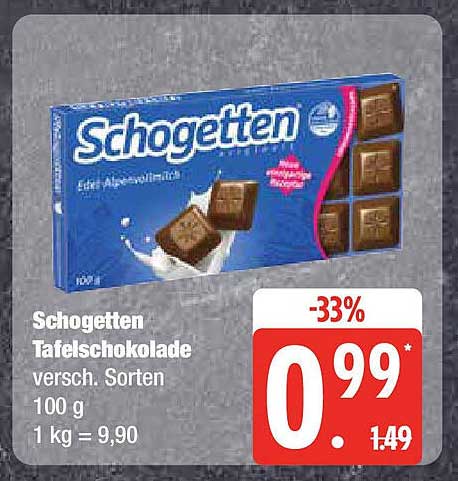 Schogetten Tafelschokolade