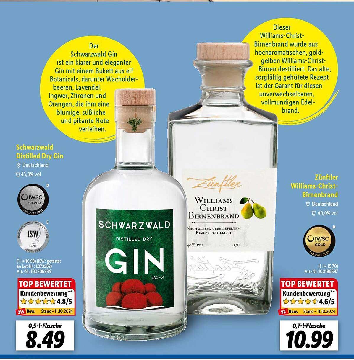 Schwarzwald Distilled Dry Gin