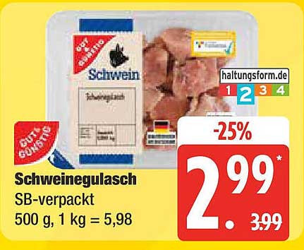 Schweinegulasch