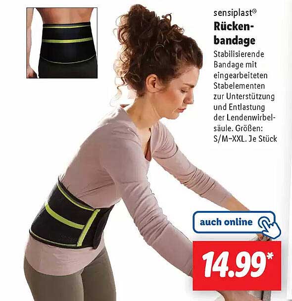 sensiplast® Rückenbandage