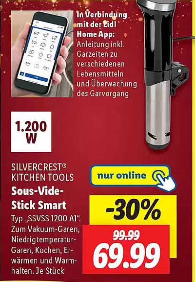 SILVERCREST® KITCHEN TOOLS Sous-Vide-Stick Smart