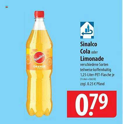 Sinalco Cola oder Limonade