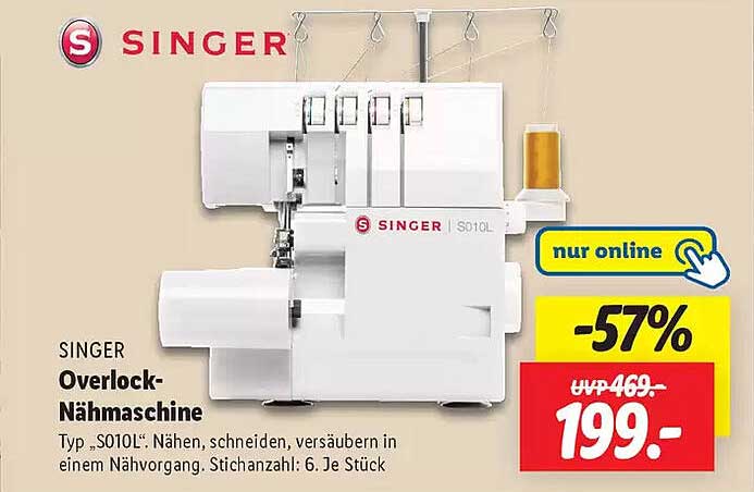 SINGER Overlock-Nähmaschine