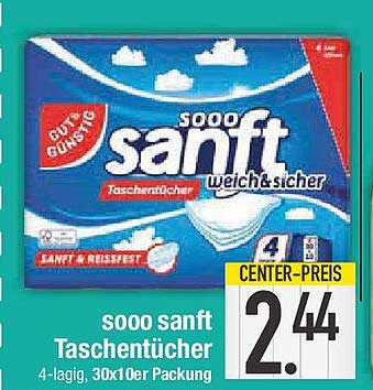 sooo sanft Taschentücher