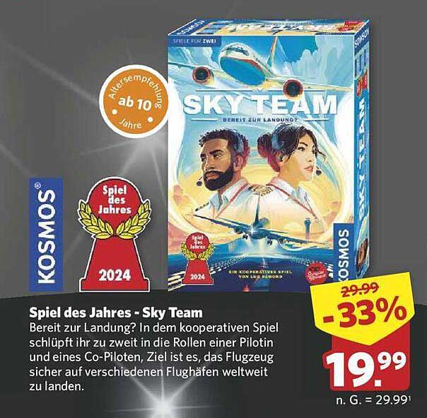 Spiel des Jahres - Sky Team