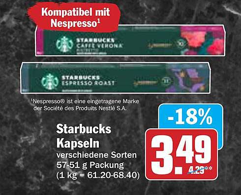 Starbucks Kapseln