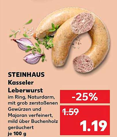 STEINHAUS Kasseler Leberwurst