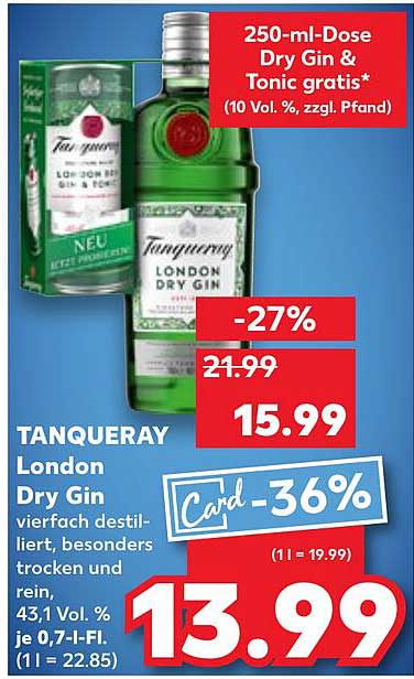 TANQUERAY London Dry Gin