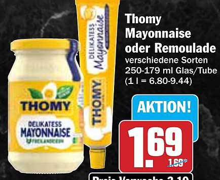 Thomy Mayonnaise oder Remoulade