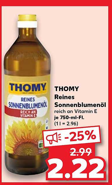 THOMY Reines Sonnenblumenöl