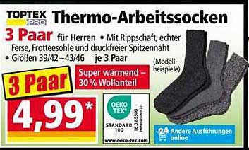 TOPTEX PRO Thermo-Arbeitssocken