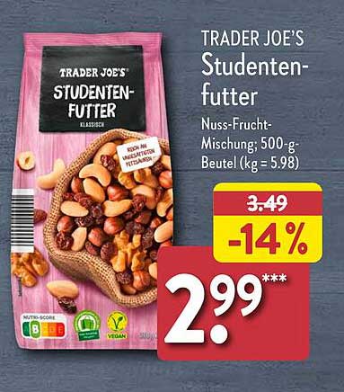 TRADER JOE’S Studentenfutter