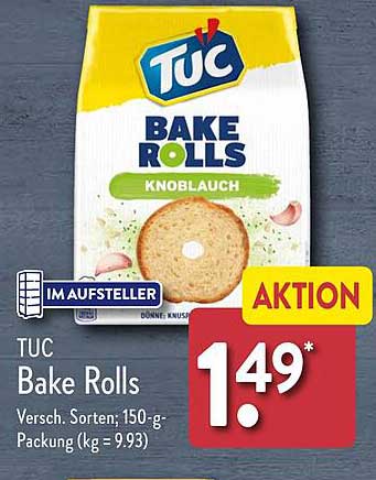 TUC Bake Rolls Knoblauch