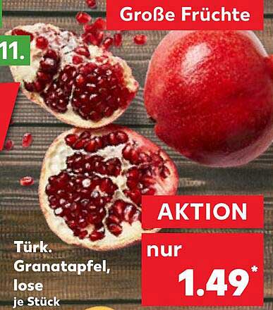 Türk. Granatapfel, lose je Stück