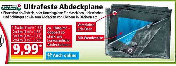 Ultrafateste Abdeckplane